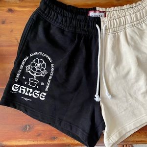 Chnge Black & Chalk Sweat Shorts MHA